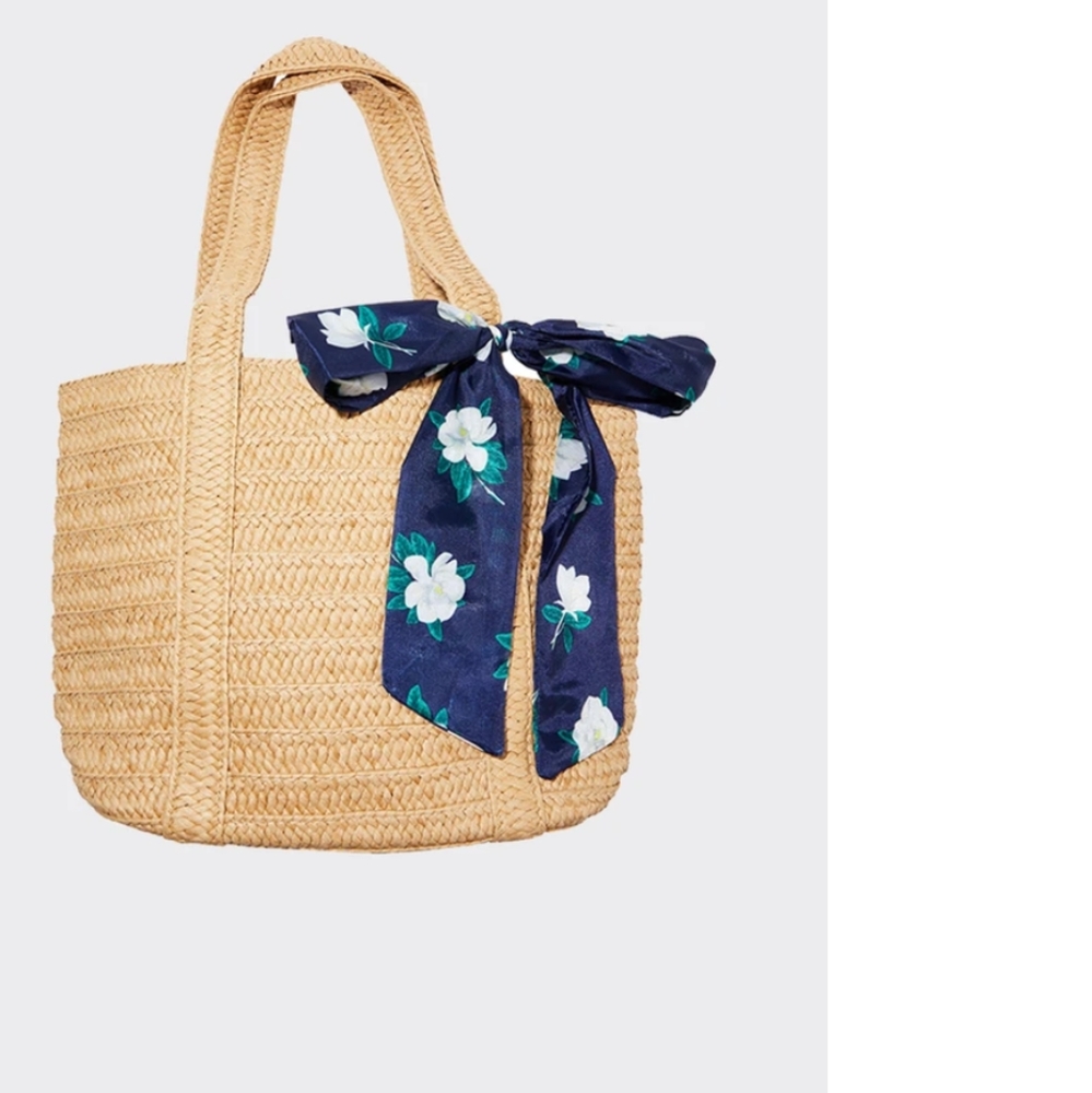 NWT Draper James - The Everyday Straw Bag - Picture 1 of 6